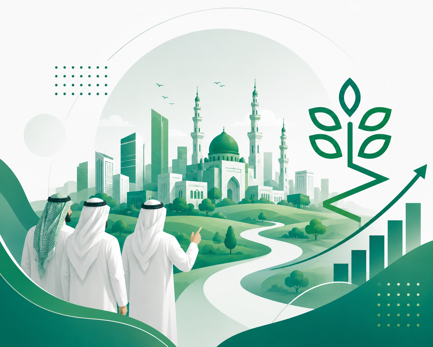 رسم يعبر عن تطوير القدرات وتحقيق الأثر